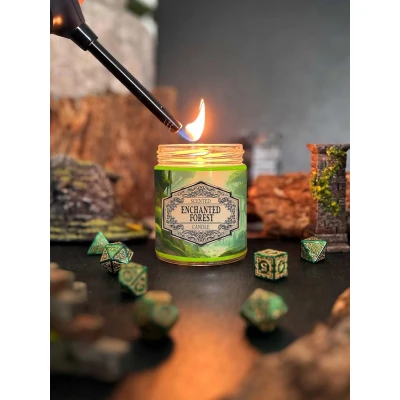 Scented Candle Enchanted Forest with Surprise Dice
