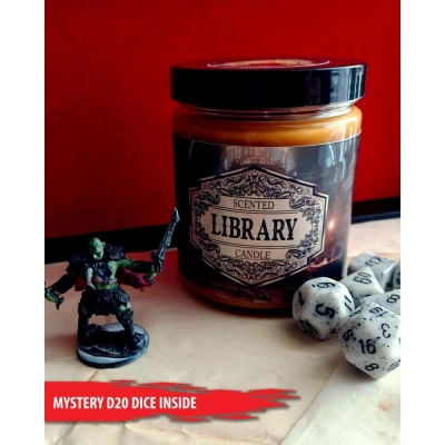 Scented Candle Library with Surprise Dice