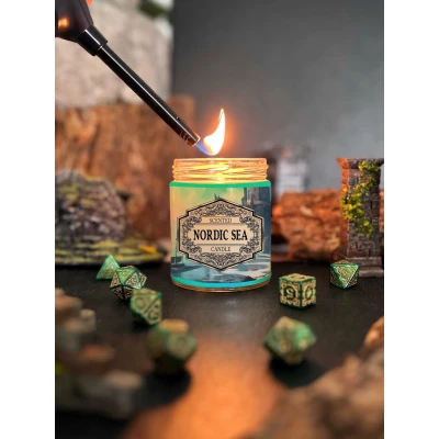 Scented Candle Nordic Sea with Surprise Dice