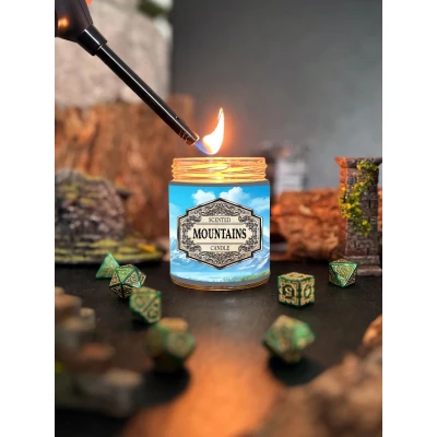 Scented Candle Mountains with Surprise Dice