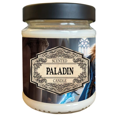 Scented Candle Paladin with Surprise Dice