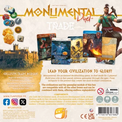 Monumental Duel: Trade - настолна игра