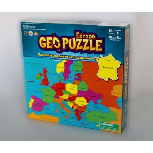 Geo Puzzle: Европа - пъзел