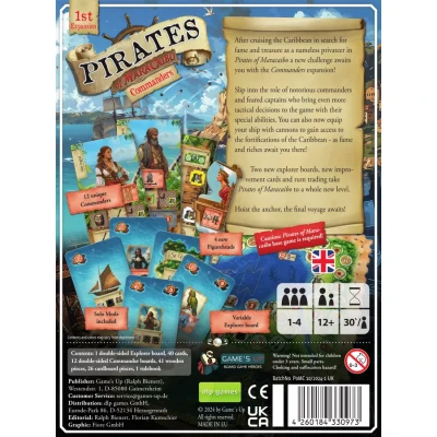 Pirates of Maracaibo: Commanders - разширение за настолна игра