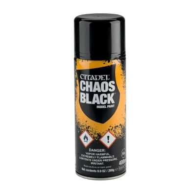 Citadel Spray Paint: Chaos Black (400 ml)