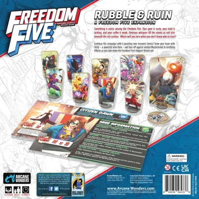 Freedom Five: Rubble & Ruin - разширение за настолна игра
