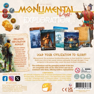 Monumental Duel: Exploration - настолна игра