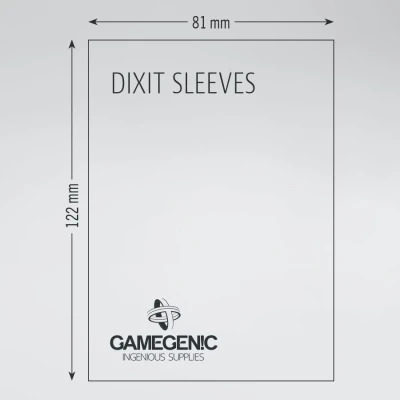 Gamegenic Dixit/Mysterium-Sized Matte Board Game Sleeves - for cards 79 x 120 mm