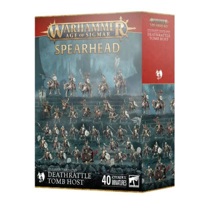 Warhammer Age of Sigmar: Soulblight Gravelords Deathrattle Tomb Host - Spearhead