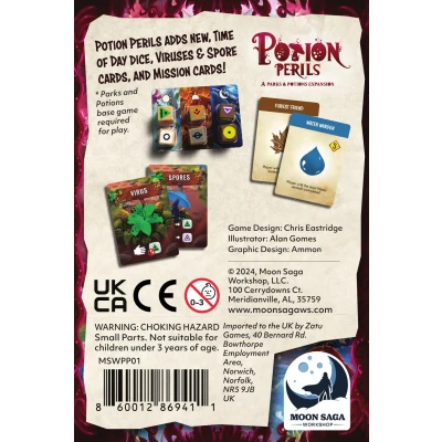Parks & Potions: Potion Perils - разширение за настолна игра