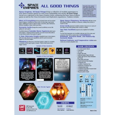 Space Empires: All Good Things - разширение за настолна игра