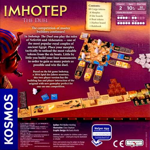 Imhotep: The Duel - настолна игра