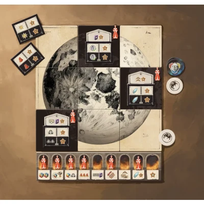 Galileo Galilei: Luna (+ Discovery Cards Promo) - разширение за настолна игра