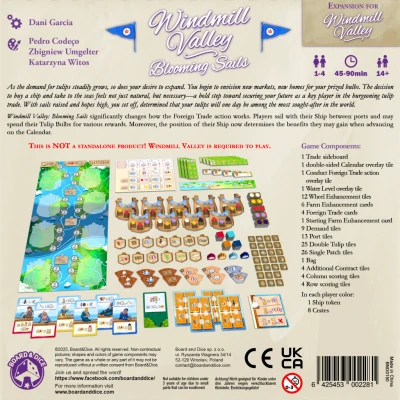 Windmill Valley: Blooming Sails - разширение за настолна игра