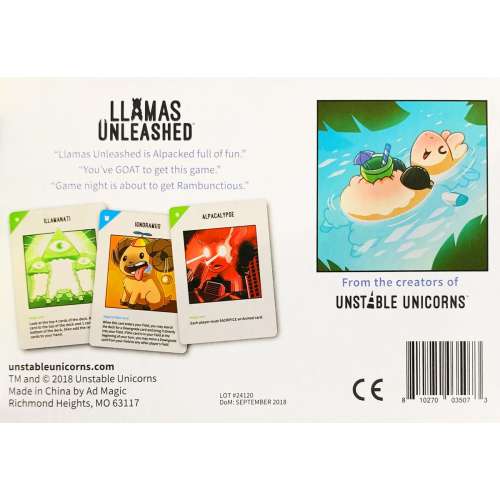 Llamas Unleashed - настолна игра