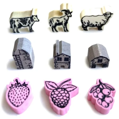Fromage: Wood Tokens