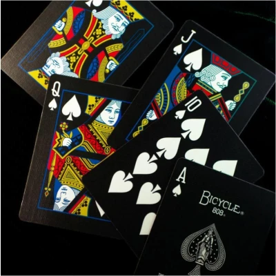Bicycle Reverse Playing Cards (Green & Black) - карти за игра