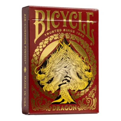 Bicycle Dragon Playing Cards (Red) - карти за игра