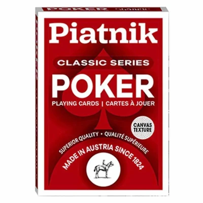 Piatnik Poker Classic Series Playing Cards (Red) - карти за игра