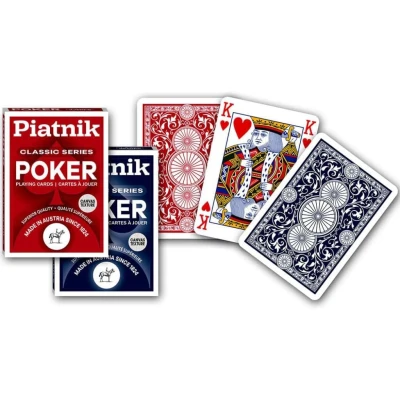 Piatnik Poker Classic Series Playing Cards (Blue) - карти за игра