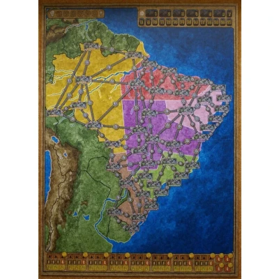 Power Grid (Recharged Edition): Brazil/Spain & Portugal - разширение за настолна игра