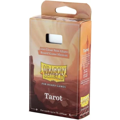 Dragon Shield Tarot Board Games Sleeves (Clear, Non-Glare) - for cards 70 x 120 mm