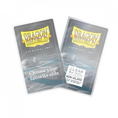 Dragon Shield Tarot Board Games Sleeves (Clear, Non-Glare) - for cards 70 x 120 mm