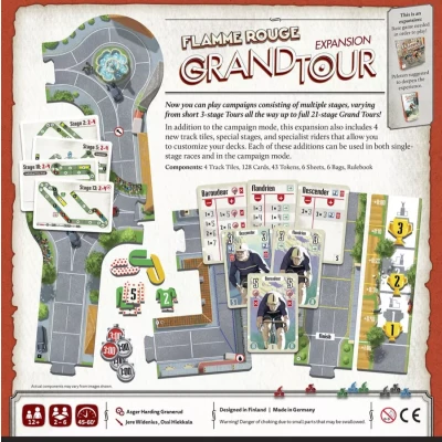 Flamme Rouge: Grand Tour - разширение за настолна игра
