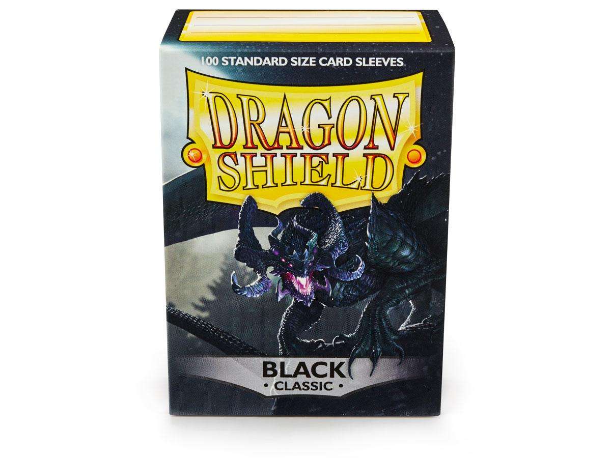 Dragon Shield Standard Sleeves (Black) - 63 mm x 88 mm