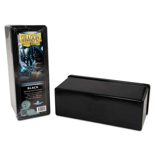 Dragon Shield 4-Compartment Storage Box - Black