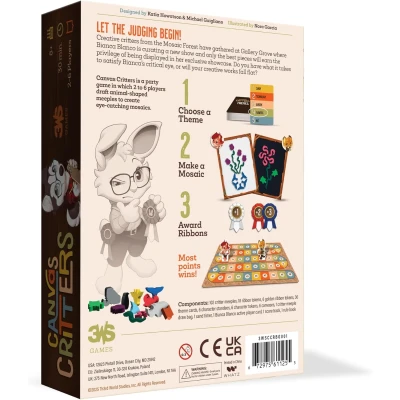Canvas Critters - настолна игра
