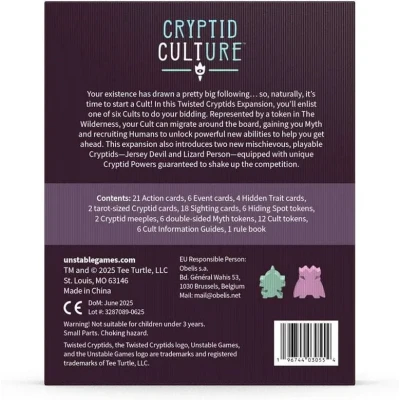 Twisted Cryptids: Cryptid Culture - разширение за настолна игра