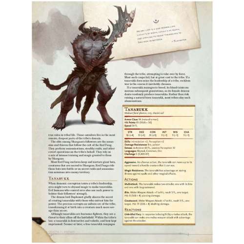 Dungeons & Dragons RPG: Volo's Guide to Monsters