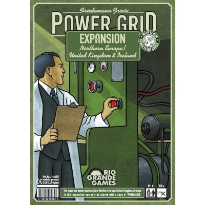 Power Grid (Recharged Edition): Northern Europe/United Kingdom & Ireland - разширение за настолна игра
