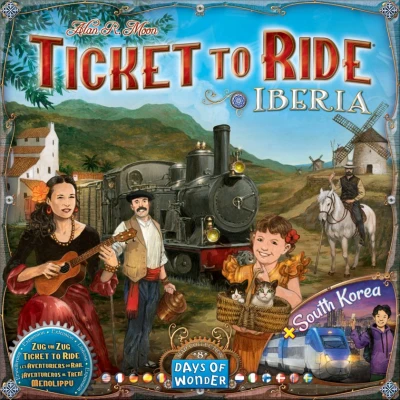 Ticket to Ride Map Collection 8: Iberia & South Korea - разширение за настолна игра