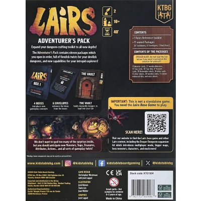 Lairs: Adventurer's Pack - разширение за настолна игра