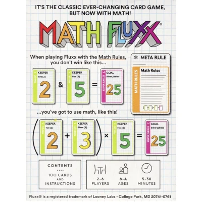 Math Fluxx - настолна игра