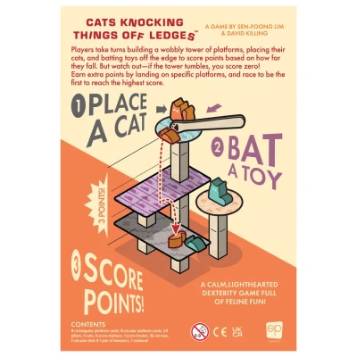 Cats Knocking Things Off Ledges - настолна игра