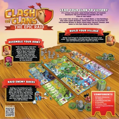 Clash of Clans: The Epic Raid - настолна игра