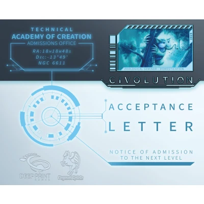 Civolution: Acceptance Letter - разширение за настолна игра