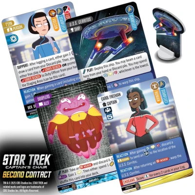 Star Trek: Captain's Chair – Second Contact (+ Promo Pack 2) - разширение за настолна игра