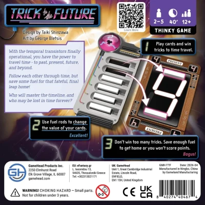 Trick to the Future - настолна игра