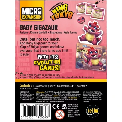 King of Tokyo: Baby Gigazaur - разширение за настолна игра