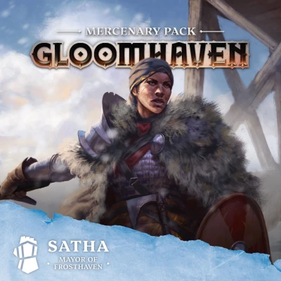 Gloomhaven: Mercenary Pack – Satha, Mayor of Frosthaven - разширение за настолна игра