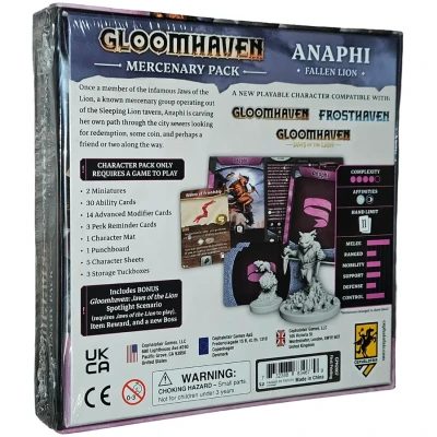 Gloomhaven: Mercenary Pack – Anaphi, Fallen Lion - разширение за настолна игра
