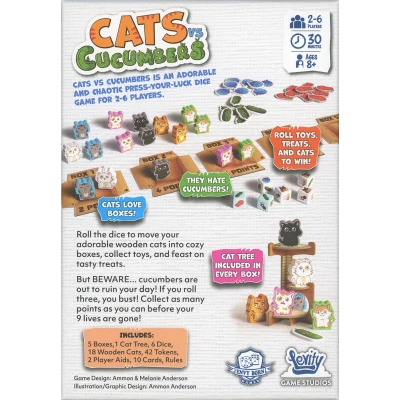 Cats vs Cucumbers - настолна игра