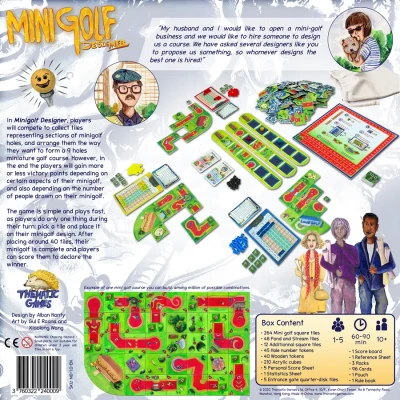 Minigolf Designer - настолна игра
