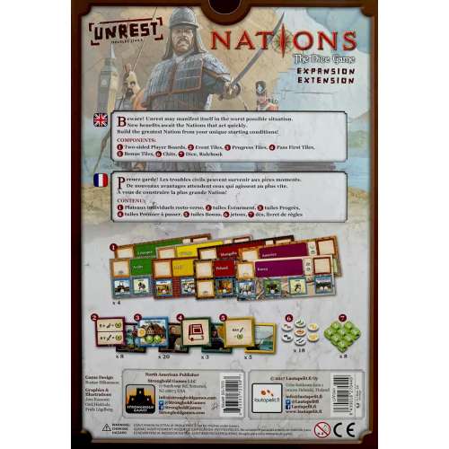 Nations: The Dice Game – Unrest - разширение за настолна игра