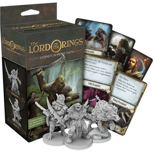 The Lord of the Rings: Journeys in Middle-Еarth – Villains of Eriador Figure Pack - разширение за настолна игра