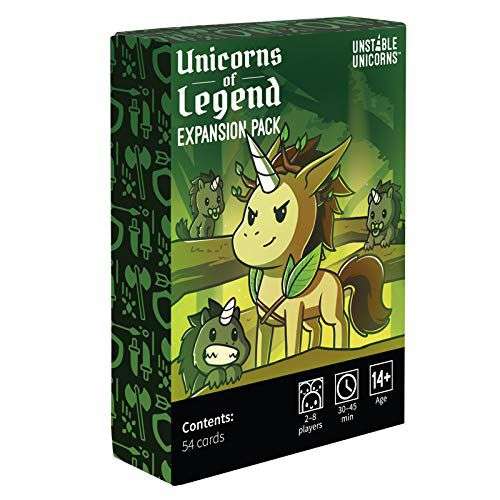 Unstable Unicorns: Unicorns of Legend Expansion Pack - разширение за настолна игра